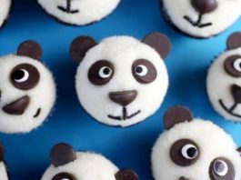 Шоколадные кексы-панды, деткам на радость!